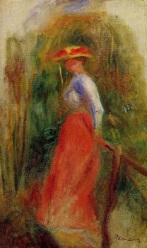 皮埃爾 奧古斯特 雷諾阿 Woman in a Landscape 皮埃爾 奧古斯特 雷諾阿 Woman in a Landscape
